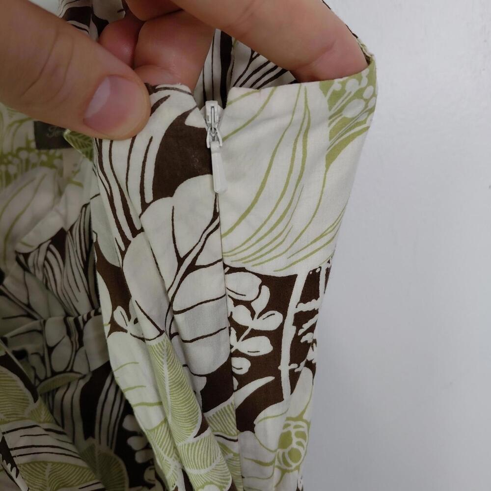 Tommy Bahama Dress Womens 12 Fixed Wrap Tie Waist Vacation Resort Travel Midi - Picture 6 of 9